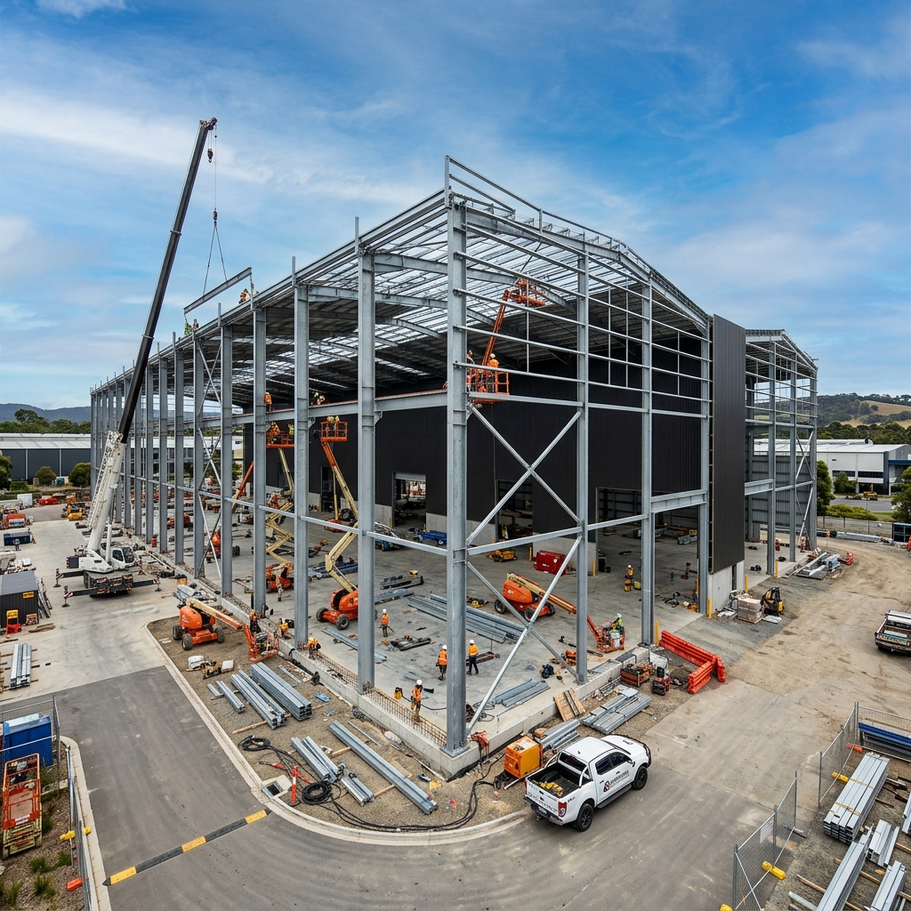 Completed Prefabricated Warehouse Project 4